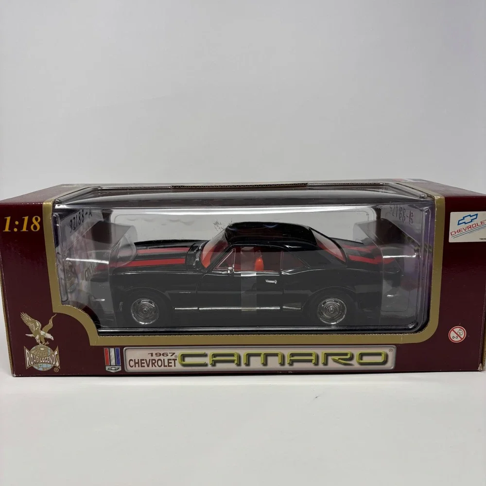 1967 Chevrolet Camaro Black 1:18 Yat Ming Road Legends Diecast Sealed
